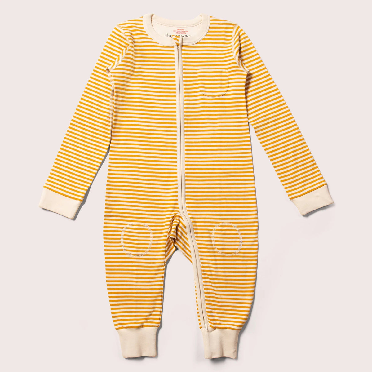 Gold Striped Adaptive 2-Way Zip Suit - 2 Left Size 4-5 years-Little Green Radicals-Modern Rascals