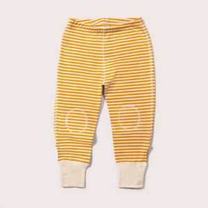 Gold Striped Extra Long Adaptive Joggers - 2 Left Size 2-3 & 4-5 years-Little Green Radicals-Modern Rascals