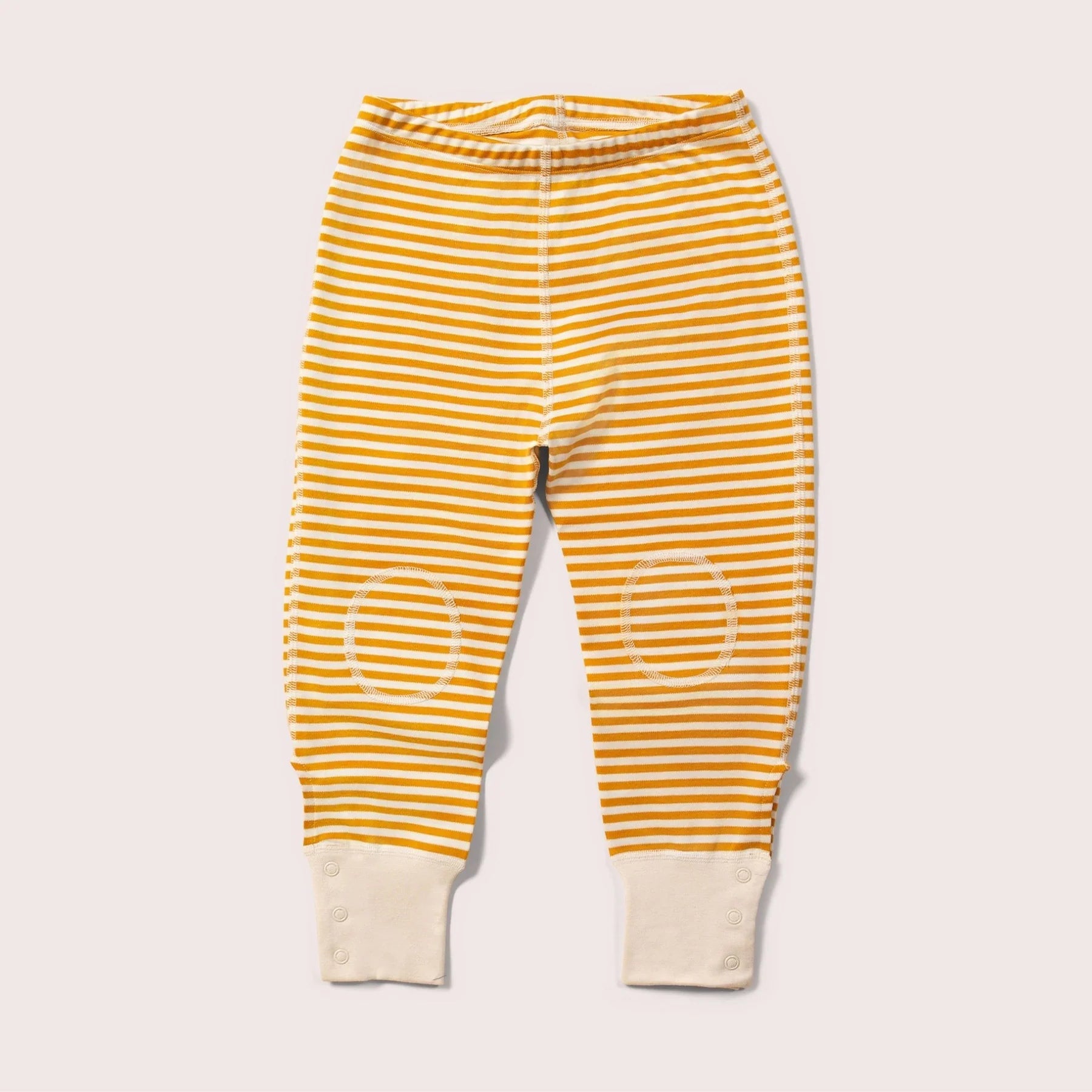 Gold Striped Extra Long Adaptive Joggers-Little Green Radicals-Modern Rascals