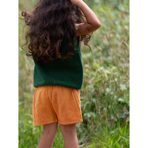 Golden Ochre By The Sea Shorts-Little Green Radicals-Modern Rascals