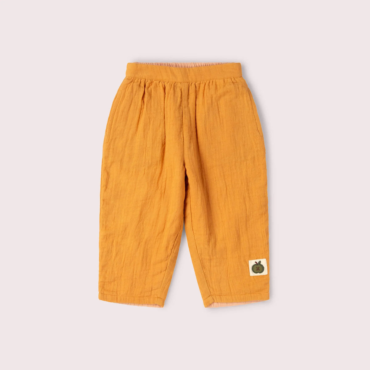 Golden Ochre Reversible Trousers-Little Green Radicals-Modern Rascals