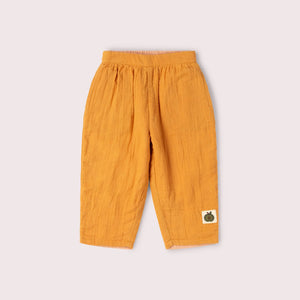 Golden Ochre Reversible Trousers-Little Green Radicals-Modern Rascals