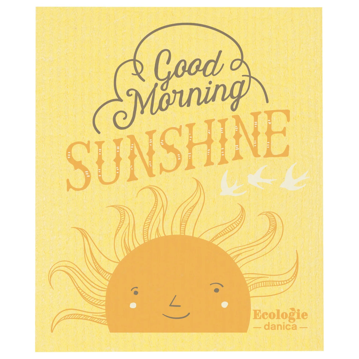 Good Morning Sunshine Swedish Dishcloth-Danica-Modern Rascals
