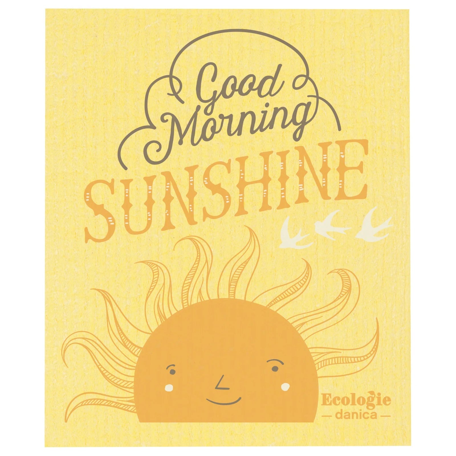 Good Morning Sunshine Swedish Dishcloth-Danica-Modern Rascals