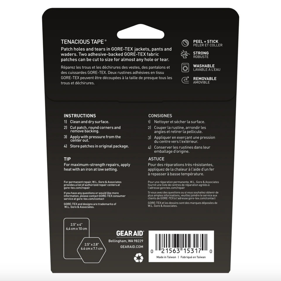 Gore-Tex Repair Hex Patches-Gear Aid-Modern Rascals