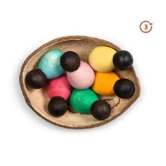 Grapat 6 Baby Nins in Dark Wood-Grapat-Modern Rascals