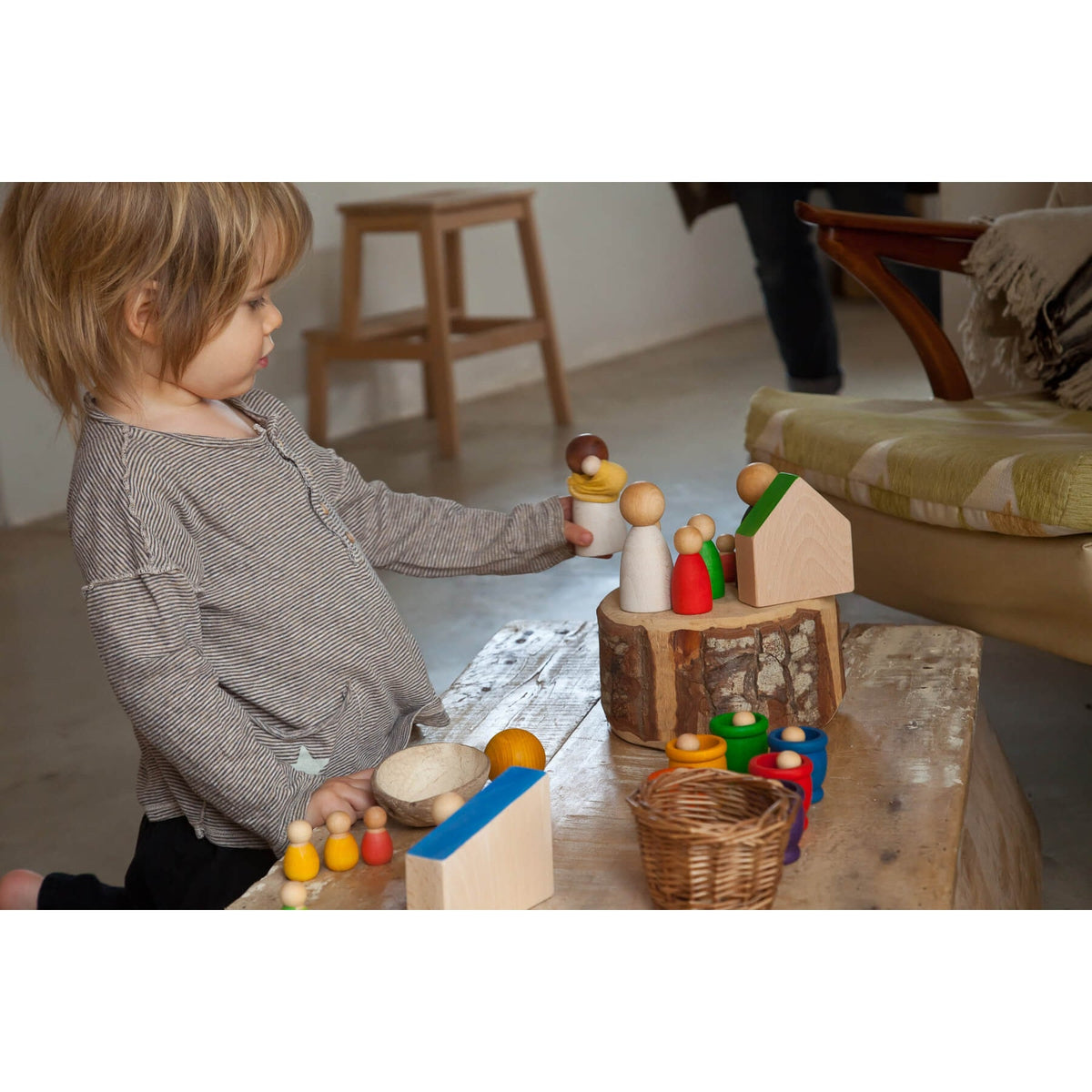 Grapat 6 Baby Nins in Light Wood-Grapat-Modern Rascals