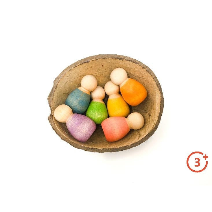 Grapat 6 Baby Nins in Light Wood-Grapat-Modern Rascals