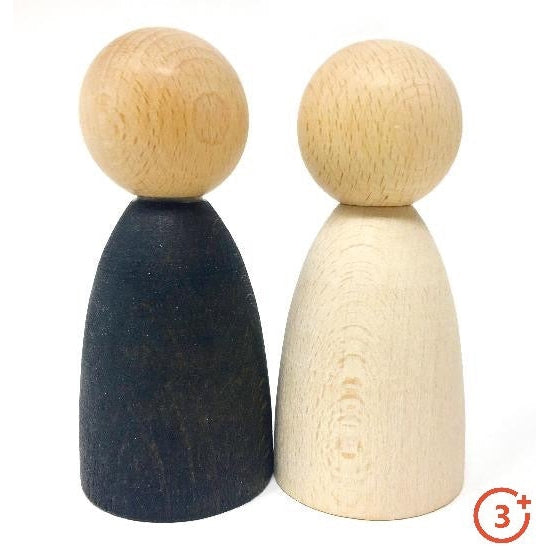 Grapat Adult Nins in Light Wood - 2 pcs-Grapat-Modern Rascals