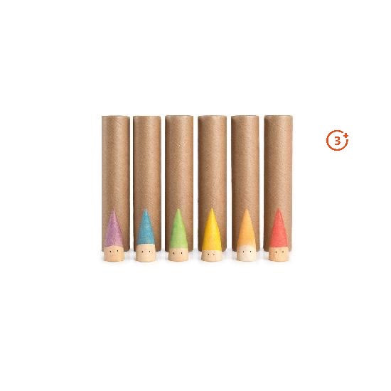 Grapat Baby Palos Wooden Sticks - 6 pieces-Grapat-Modern Rascals