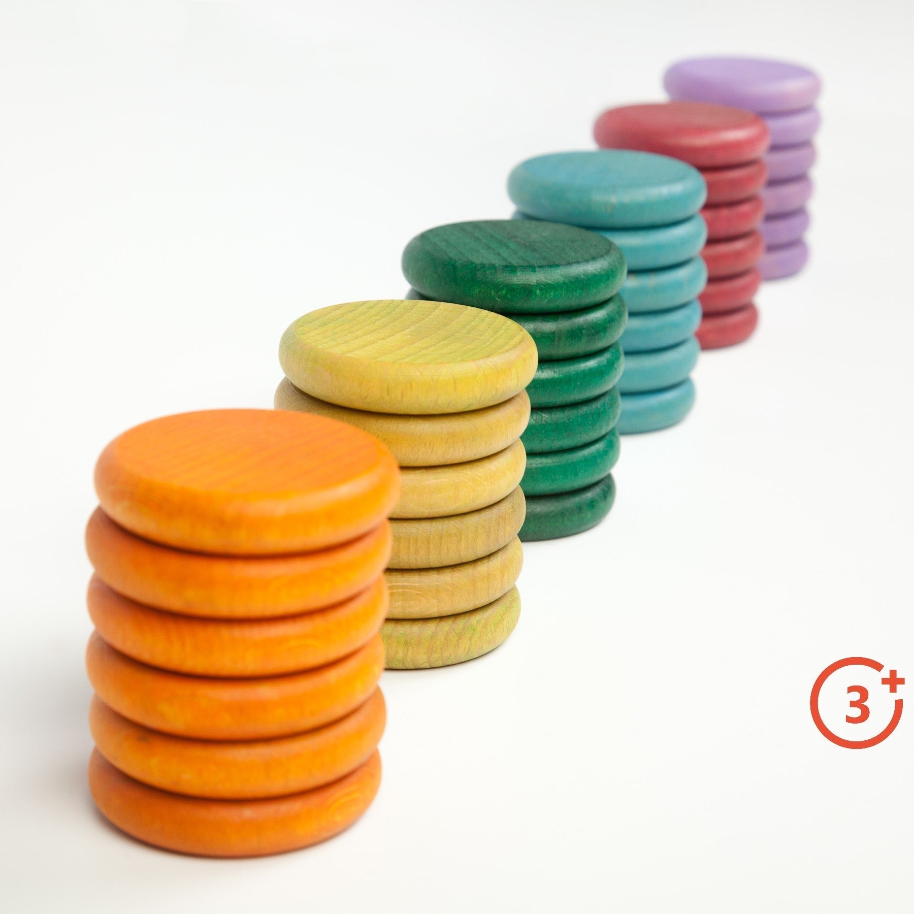 Grapat Coloured Coins - 36 pieces in 6 Non-Basic Colours-Grapat-Modern Rascals
