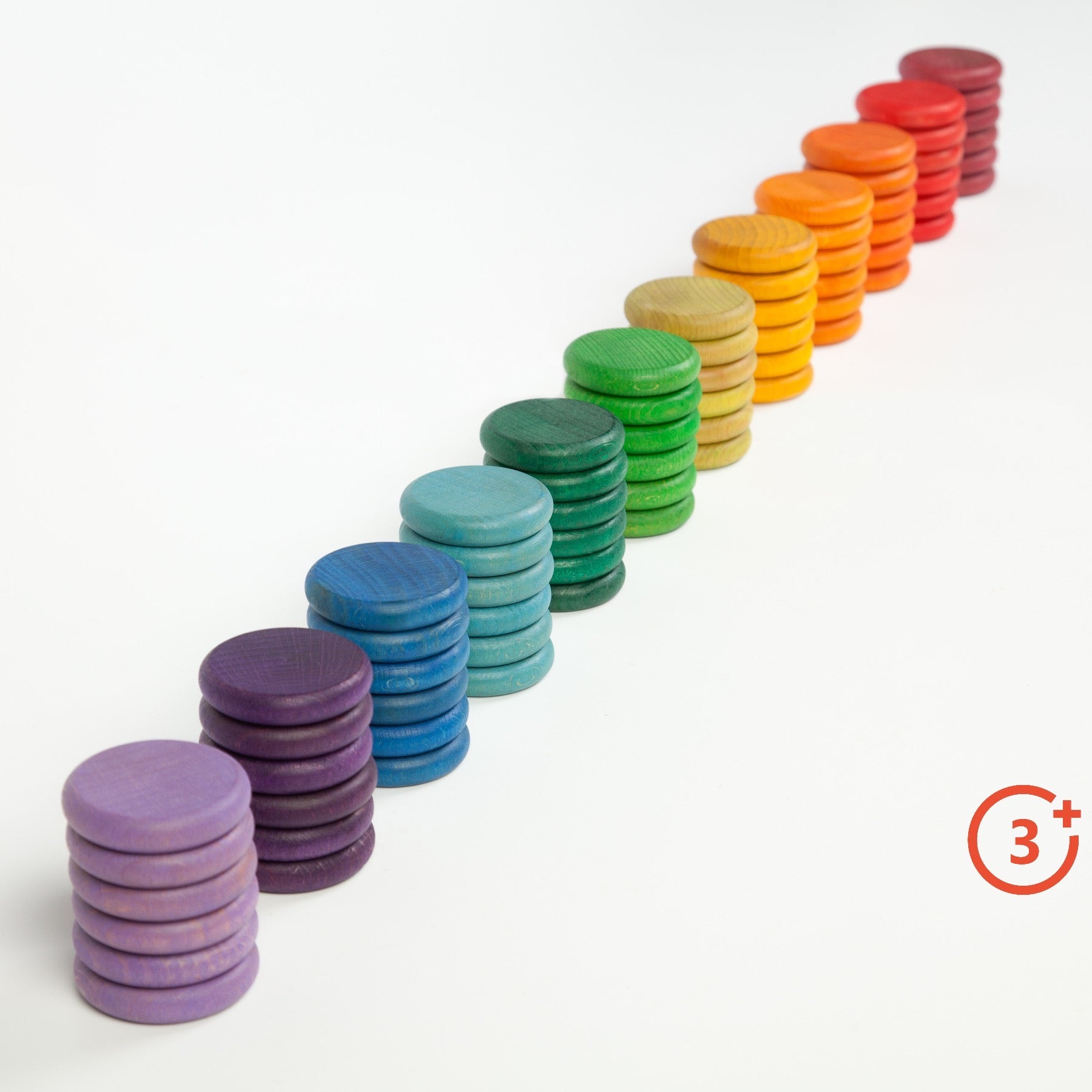 Grapat Coloured Coins - 72 pieces in 12 Colours-Grapat-Modern Rascals