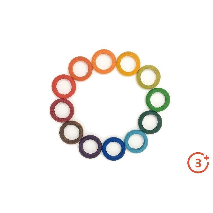 Grapat Coloured Rings - 12 pieces (Perpetual Calendar Add On)-Grapat-Modern Rascals