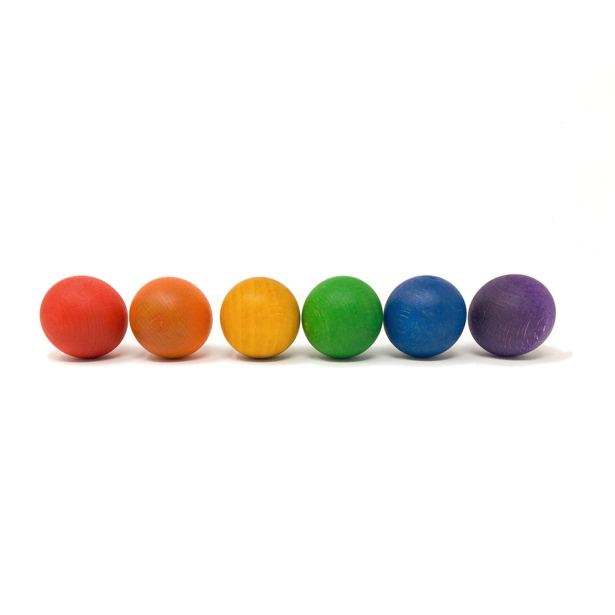 Grapat Coloured Wooden Balls - 6 pieces-Grapat-Modern Rascals