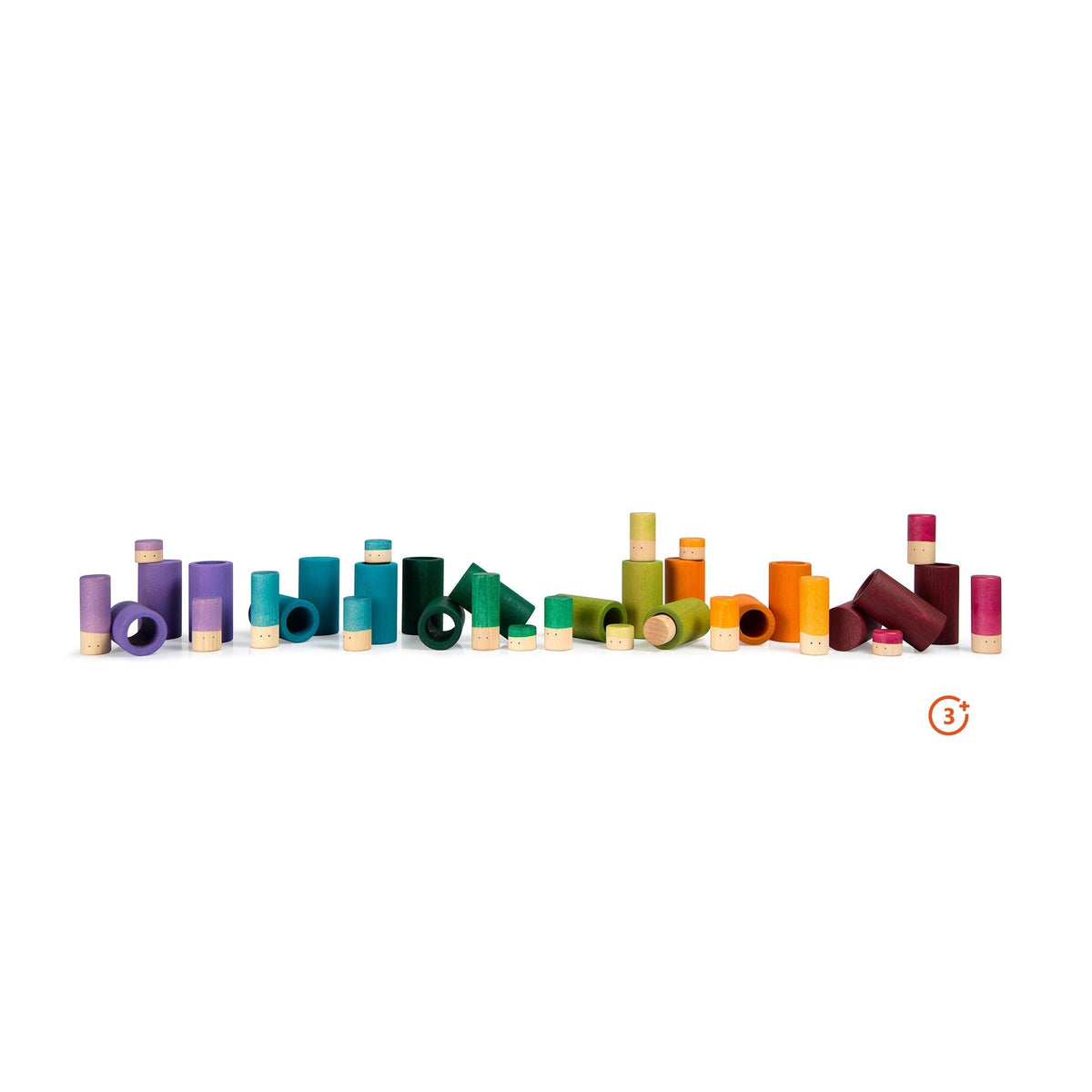 Grapat LA - Non-Basic Colours Play Set - 36 pieces-Grapat-Modern Rascals