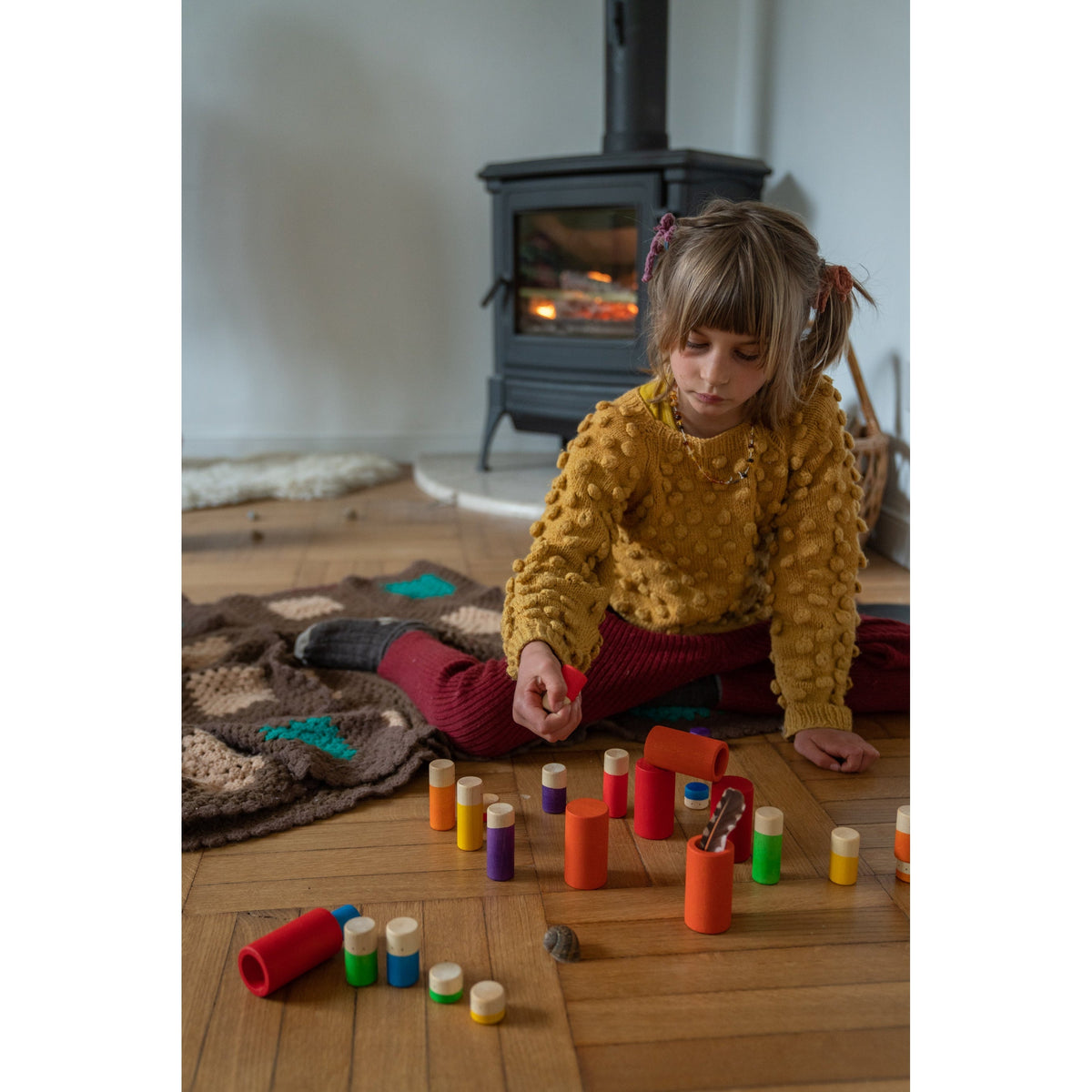 Grapat LO - Rainbow Basic Colours Play Set - 36 pieces-Grapat-Modern Rascals