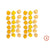 Grapat Loose Parts Mini Honeycombs - 36 pieces in Yellows-Grapat-Modern Rascals
