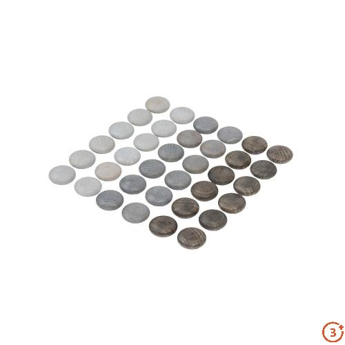 Grapat Loose Parts Mini Stones - 36 pieces in Grey-Grapat-Modern Rascals