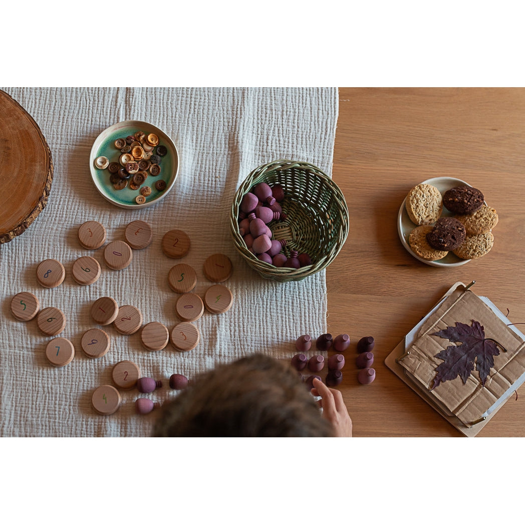 Grapat Loose Parts Pineapples - 36 pieces in Purples-Grapat-Modern Rascals