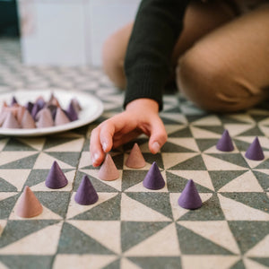 Grapat Loose Parts Purple Peaks - 36 pieces-Grapat-Modern Rascals