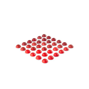Grapat Loose Parts Red Half Spheres - 36 pieces-Grapat-Modern Rascals