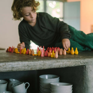 Grapat Loose Parts Warm Mix - 81 pieces-Grapat-Modern Rascals