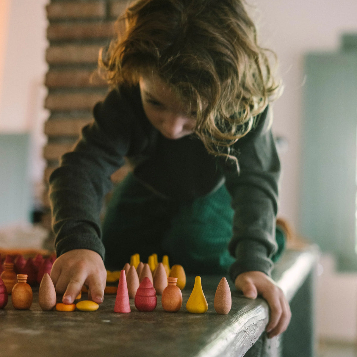 Grapat Loose Parts Warm Mix - 81 pieces-Grapat-Modern Rascals