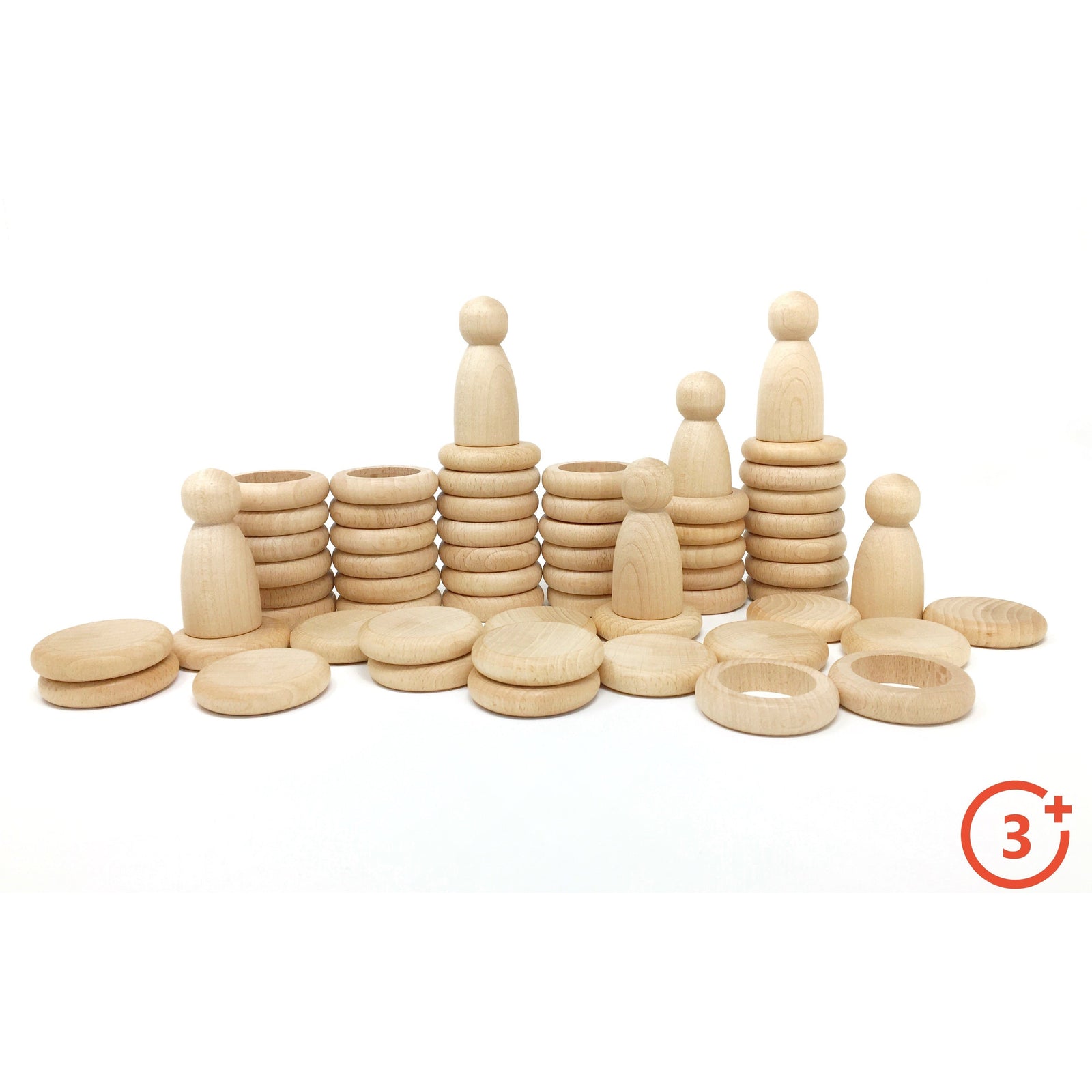 Grapat Nins, Rings, and Coins Set - Natural-Grapat-Modern Rascals