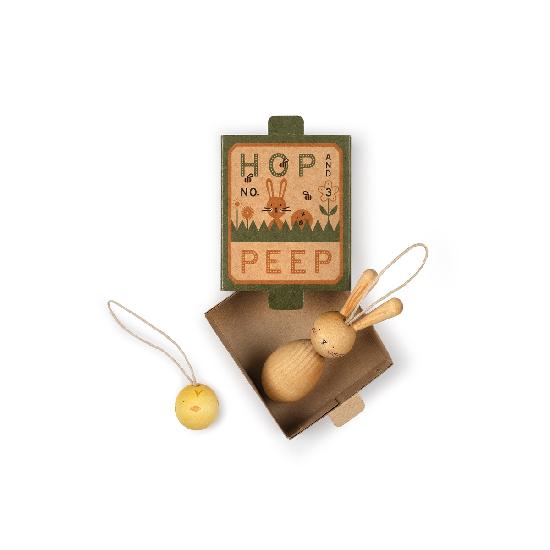Grapat Ornaments Set - Wood Hop and Peep Set-Grapat-Modern Rascals