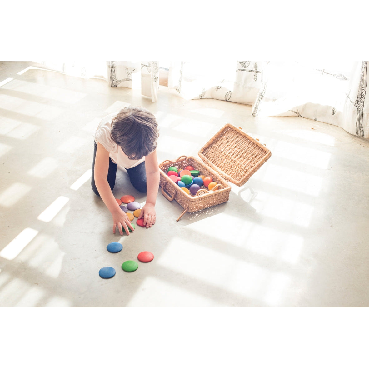 Grapat Wood Coloured Rounds-Grapat-Modern Rascals