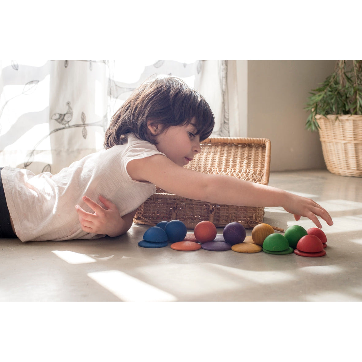 Grapat Wood Coloured Rounds-Grapat-Modern Rascals