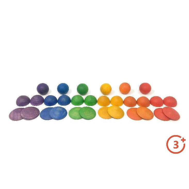 Grapat Wood Coloured Rounds-Grapat-Modern Rascals