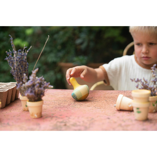 Grapat Wood Flowing Yellow Bird by Grapat - Modern Rascals