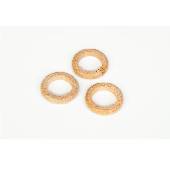 Grapat Wood Natural Rings - 3 pieces-Grapat-Modern Rascals
