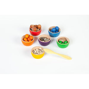 Grapat Wooden Bowls and Marbles with Tongs-Grapat-Modern Rascals