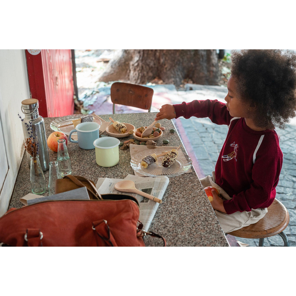 Grapat Yummy Wooden Play Food Set-Grapat-Modern Rascals