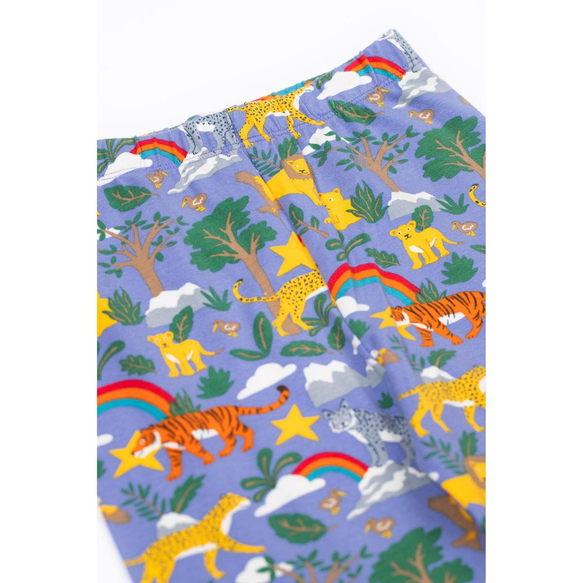 Grape Into The Wild Libby Leggings - 2 Left Size 2-3 & 9-10 years-Frugi-Modern Rascals