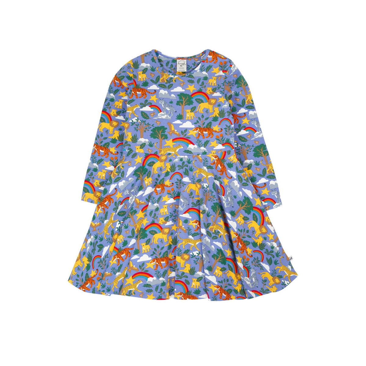 Grape Into The Wild Sofia Skater Dress - 2 Left Size 2-3 & 3-4 years-Frugi-Modern Rascals
