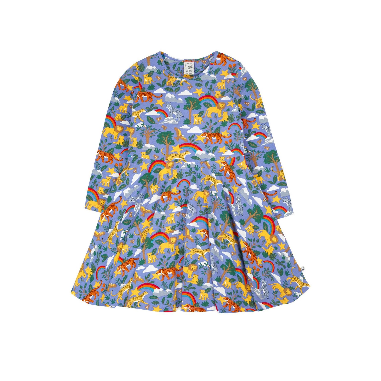 Grape Into The Wild Sofia Skater Dress - 2 Left Size 2-3 & 3-4 years-Frugi-Modern Rascals
