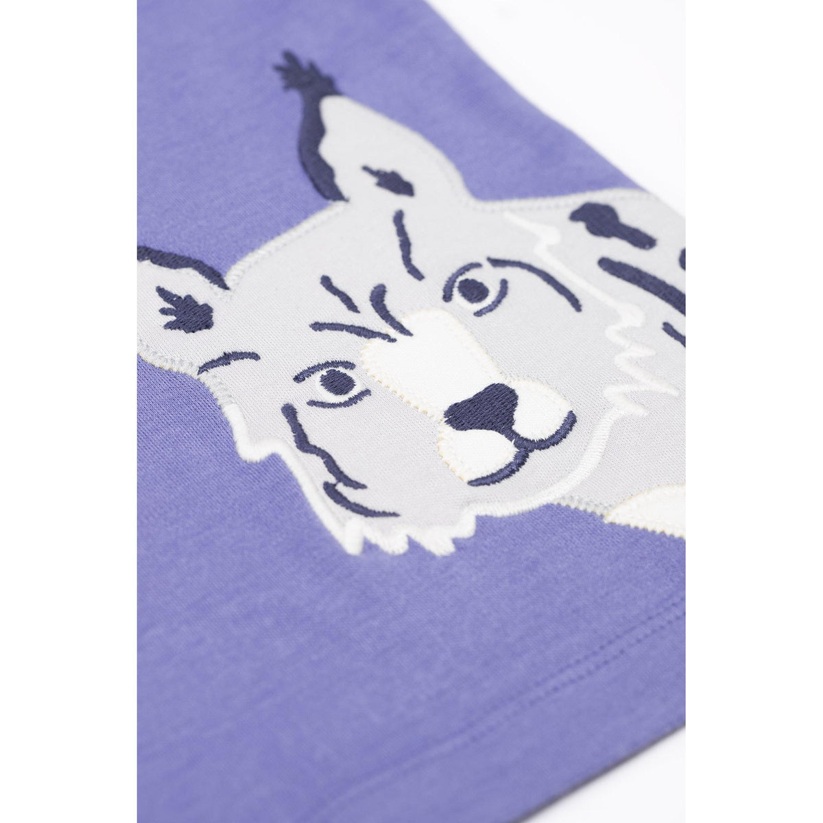 Grape/Big Cats Adventure Applique Top-Frugi-Modern Rascals