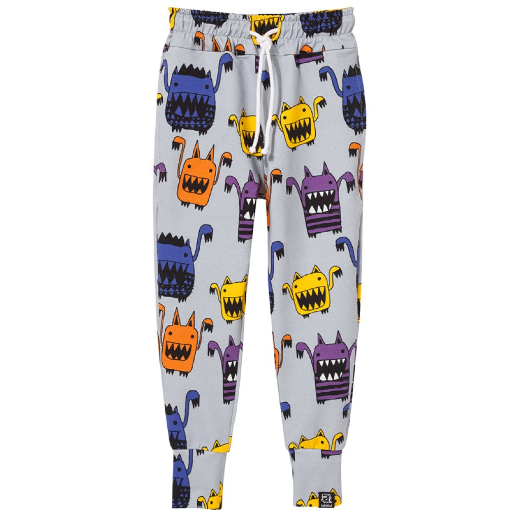 Gray Monsters Pocket Pants-KuKuKid-Modern Rascals