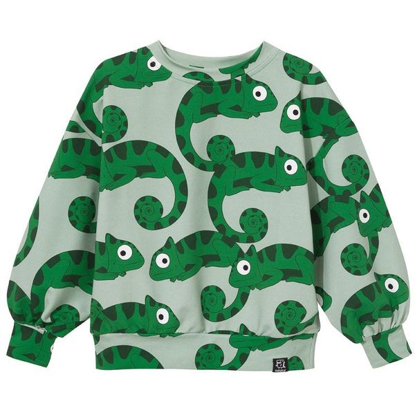 Green Chameleons Sweatshirt - 2 Left Size 2-4 & 4-6 years-KuKuKid-Modern Rascals
