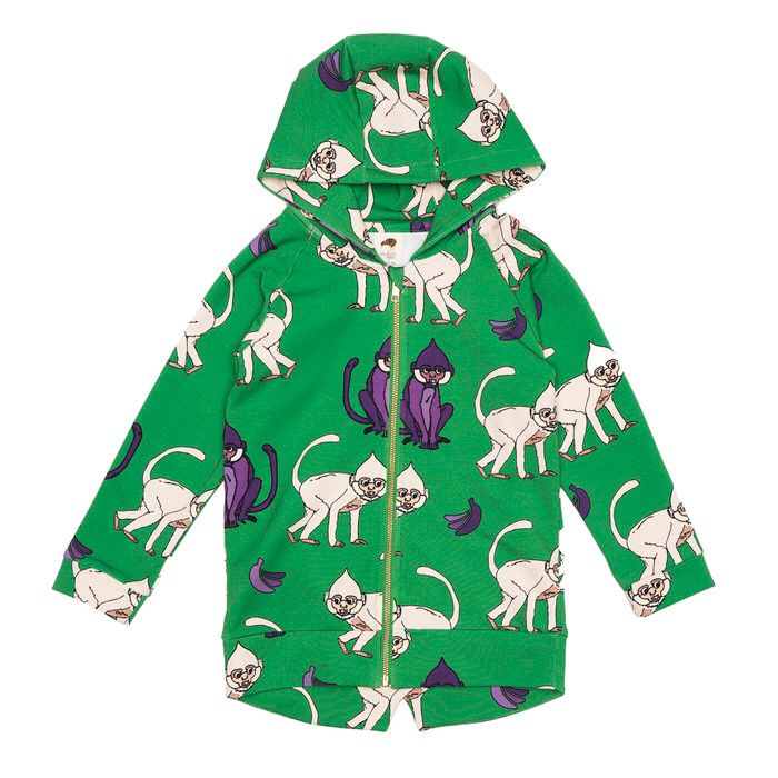 Green Monkeys Hoodie - 1 Left Size 4-6 years-Mullido-Modern Rascals