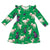 Green Monkeys Long Sleeve Dress - 1 Left Size 6-8 years-Mullido-Modern Rascals