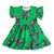 Green Sloth Short Sleeve Dress - 2 Left Size 2-4 & 4-6 years-Mullido-Modern Rascals