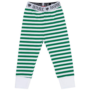 Green Stripes Summer Pants - 1 Left Size 2-3 years-Raspberry Republic-Modern Rascals