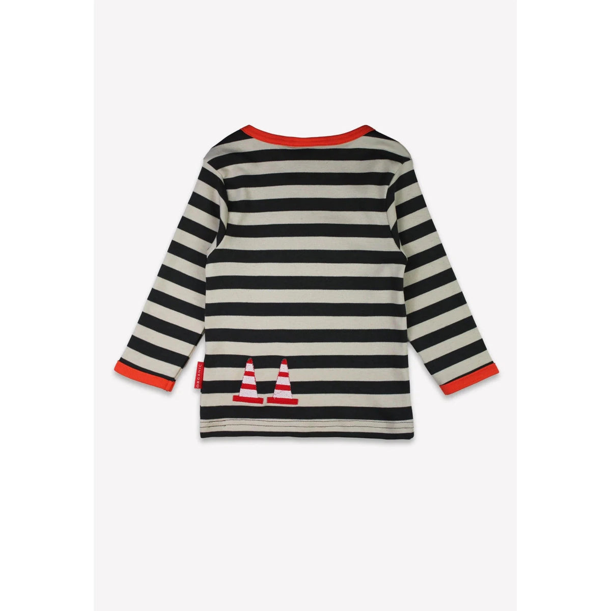 Grey Digger Applique Long Sleeve Shirt - 2 Left Size 6-7 & 7-8 years-Toby Tiger-Modern Rascals