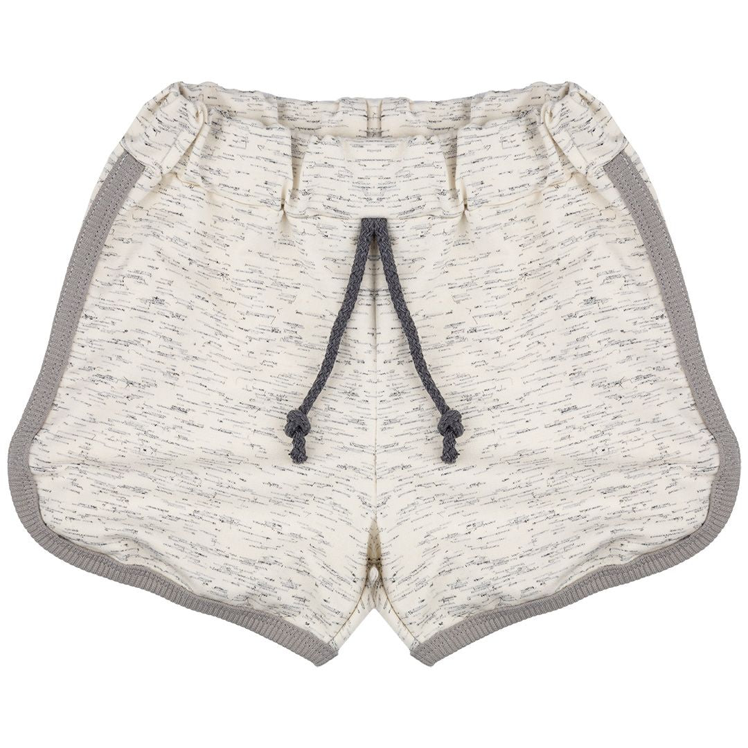 Grey Marble Retro Shorts - 1 Left Size 2-3 years-Raspberry Republic-Modern Rascals