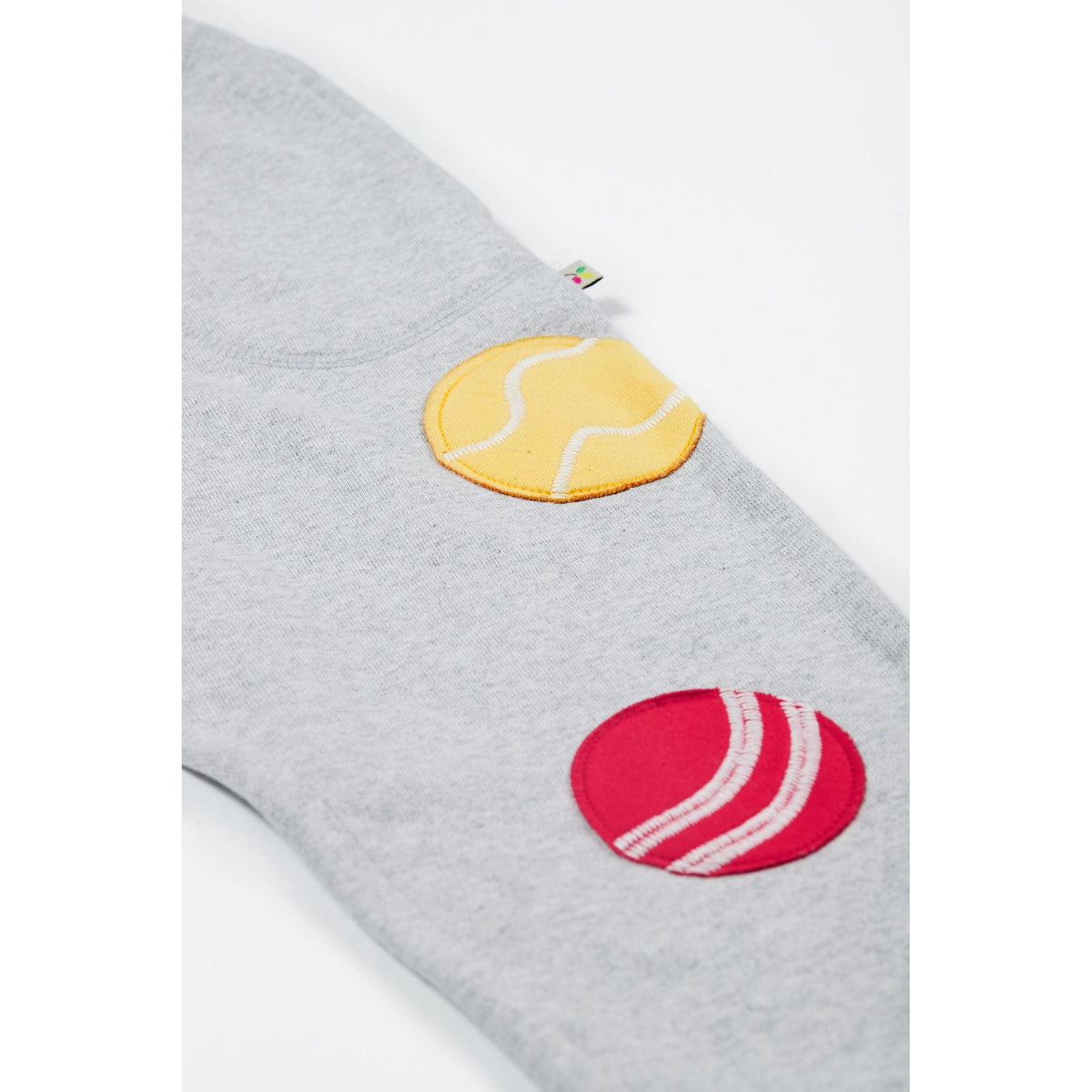 Grey Marl / Sport Jack Applique Joggers-Frugi-Modern Rascals