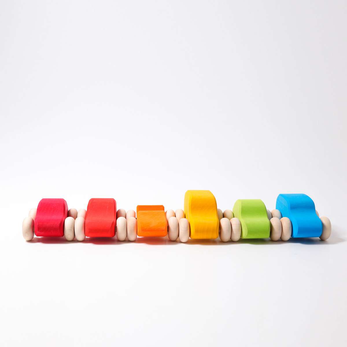 Grimm's 6 Multi-Colour Cars-Grimms-Modern Rascals